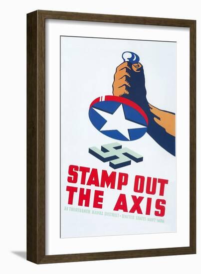 World War II Propaganda Poster-null-Framed Art Print