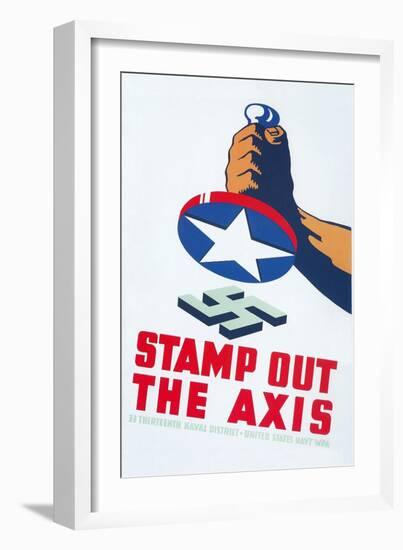 World War II Propaganda Poster-null-Framed Art Print