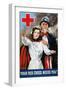 World War Ii: Red Cross-James Montgomery Flagg-Framed Premium Giclee Print