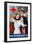 World War Ii: Red Cross-James Montgomery Flagg-Framed Giclee Print