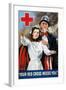 World War Ii: Red Cross-James Montgomery Flagg-Framed Giclee Print