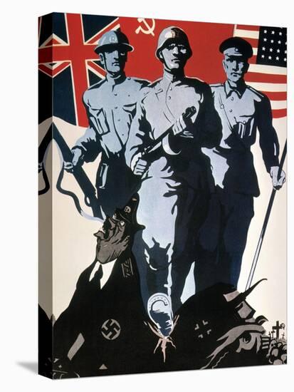 World War Ii: Soviet Poster-null-Stretched Canvas