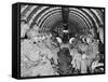 World War II, U.S. Paratroopers Awaiting Orders to Jump During Maneuvers over England, 1942-null-Framed Stretched Canvas