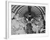 World War II, U.S. Paratroopers Awaiting Orders to Jump During Maneuvers over England, 1942-null-Framed Photo