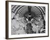 World War II, U.S. Paratroopers Awaiting Orders to Jump During Maneuvers over England, 1942-null-Framed Photo