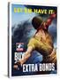 World War II War Bonds Poster Art-null-Stretched Canvas