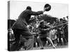 World War II Women, ATS Women Take Part in a Tug of War Competition, August 1941-null-Stretched Canvas