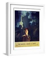World War II Women's Army Corps (Wacs) Recruitment Poster Art-null-Framed Art Print