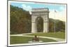 World War Memorial Arch, Huntington, West Virginia-null-Mounted Art Print