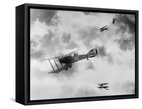 World War One Aircraft, 1916-17-English Photographer-Framed Stretched Canvas