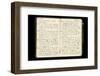 World War One American Soldier's Diary Pages-lawcain-Framed Photographic Print