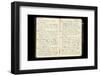 World War One American Soldier's Diary Pages-lawcain-Framed Photographic Print