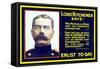 World War One Recruiting Poster of Lord Kitchener, C.1915-null-Framed Stretched Canvas