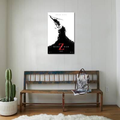 World War Z Brad Pitt Mireille Enos Daniella Kertesz Movie Poster Print Allposters Com