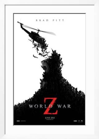 World War Z Brad Pitt Mireille Enos Daniella Kertesz Movie Poster Print Allposters Com