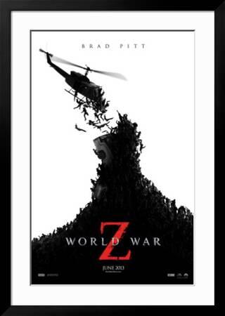 World War Z Brad Pitt Mireille Enos Daniella Kertesz Movie Poster Print Allposters Com