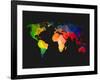 World Wire Map 1-NaxArt-Framed Art Print