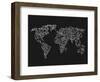 World Wire Map 3-NaxArt-Framed Art Print