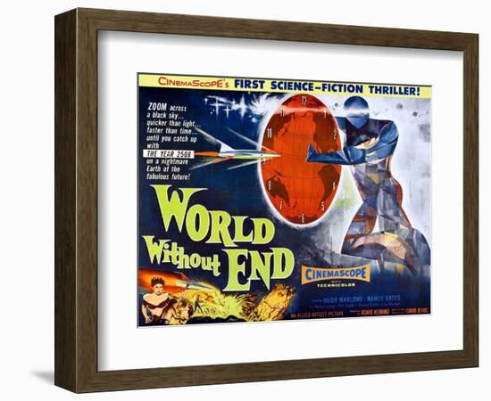 World Without End, Bottom Left: Nancy Gates, 1956-null-Framed Art Print