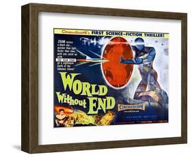 World Without End, Bottom Left: Nancy Gates, 1956-null-Framed Art Print