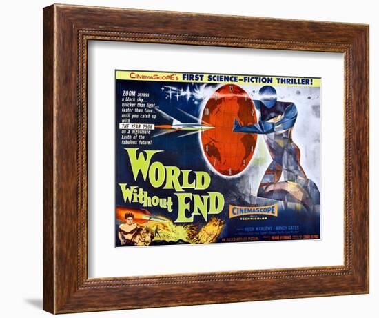 World Without End, Bottom Left: Nancy Gates, 1956-null-Framed Art Print