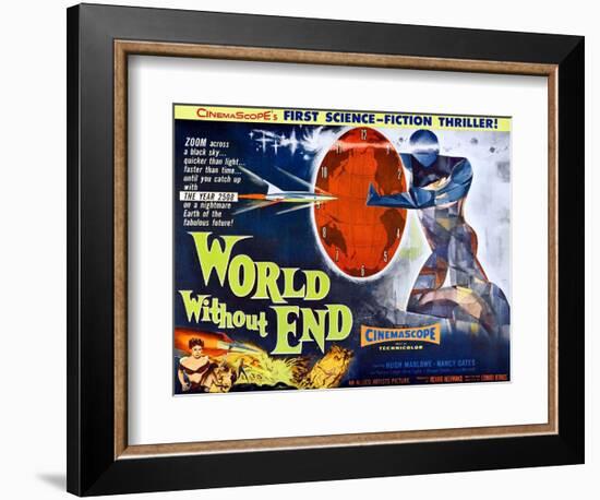 World Without End, Bottom Left: Nancy Gates, 1956-null-Framed Art Print