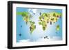 World-millaus-Framed Premium Giclee Print