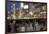 Worlds Busiest Road Crossing, Shibuya, Tokyo, Japan-Peter Adams-Framed Photographic Print