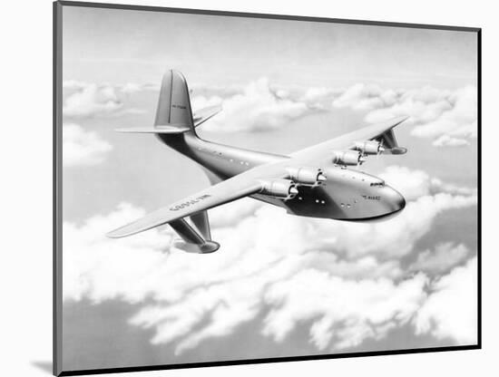 Worlds Largest Flying Boat, the New Martin Mars-null-Mounted Photographic Print