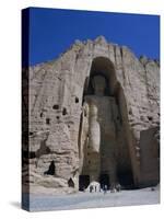 Worlds Largest Standing Buddha, Bamiyan, Afghanistan-Steve Vidler-Stretched Canvas
