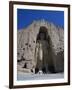 Worlds Largest Standing Buddha, Bamiyan, Afghanistan-Steve Vidler-Framed Photographic Print