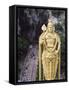 Worlds Tallest Statue of Murugan, a Hindu Deity, Batu Caves, Kuala Lumpur, Malaysia, Southeast Asia-Christian Kober-Framed Stretched Canvas