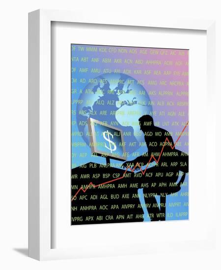 Worldwide Trading-Linda Braucht-Framed Giclee Print