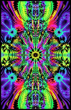 Wormhole Blacklight Poster Print Wormhole Blacklight Poster Print