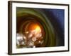 Wormhole Event, Computer Artwork-Mehau Kulyk-Framed Photographic Print