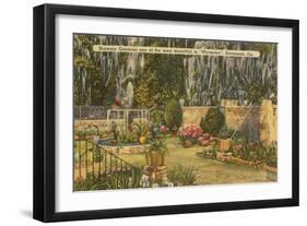 Wormsloe Gardens, Savannah, Georgia-null-Framed Art Print