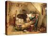 Worn Out, 1868-Thomas Faed-Stretched Canvas