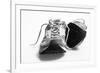 Worn Sneakers Trainers Ilford Delta B/W-BCFC-Framed Photographic Print