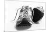 Worn Sneakers Trainers Ilford Delta B/W-BCFC-Mounted Photographic Print