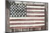 Worn Wooden American Flag, Fire Island, New York-Julien McRoberts-Mounted Photographic Print