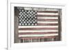 Worn Wooden American Flag, Fire Island, New York-Julien McRoberts-Framed Photographic Print