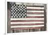 Worn Wooden American Flag, Fire Island, New York-Julien McRoberts-Framed Photographic Print