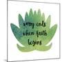 Worry Ends-Erin Clark-Mounted Giclee Print