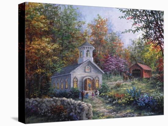 Worship in the Country-Nicky Boehme-Stretched Canvas