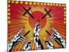 Worship-Abstract Graffiti-Mounted Giclee Print