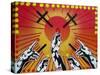 Worship-Abstract Graffiti-Stretched Canvas