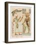 Worshipped by the Pharaoh Ramses IV-S. Pollaroli-Framed Art Print