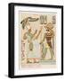 Worshipped by the Pharaoh Ramses IV-S. Pollaroli-Framed Art Print