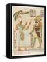 Worshipped by the Pharaoh Ramses IV-S. Pollaroli-Framed Stretched Canvas