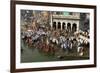 Worshippers at the Ramkund Tank on the Ghats Along the Holy River Godavari-Tony Waltham-Framed Photographic Print